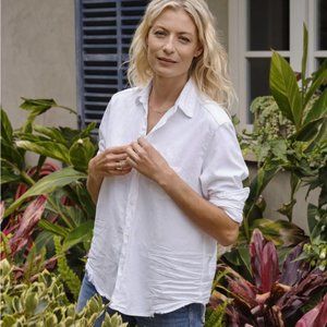 Frank & Eileen Eileen Button-Up Shirt Famous Denim Size: L White